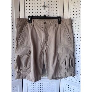 Levi Strauss 100% Cotton Cargo Khaki Shorts Beige Men's 38